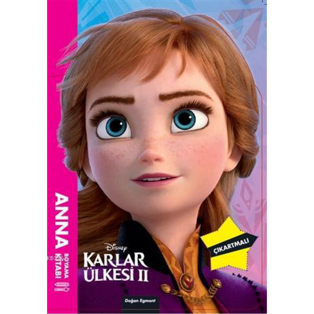 DİSNEY KARLAR ÜLKESİ 2 ANNA MASKELİ BOYAMA