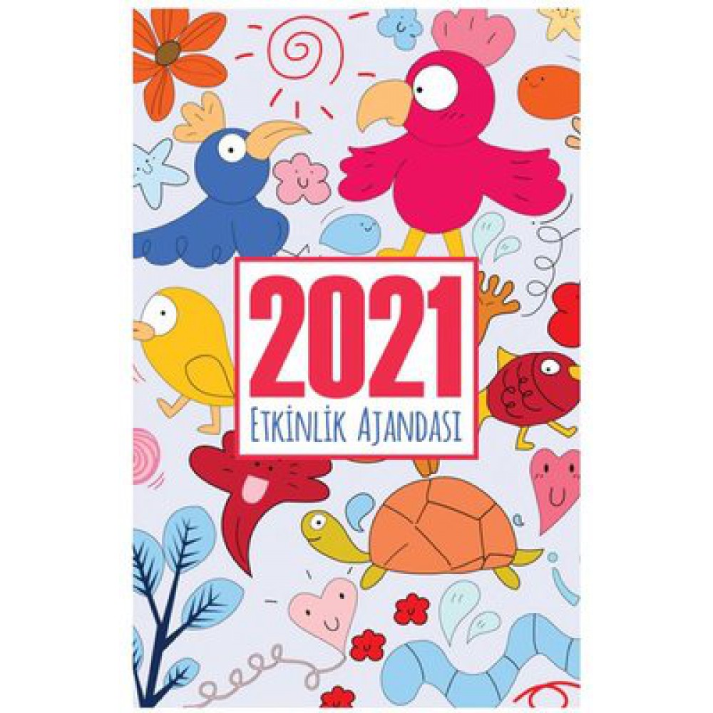 HALK NEŞELİ HAYVANLAR 2021 AKADEMİK 13,5*21 AJANDA 