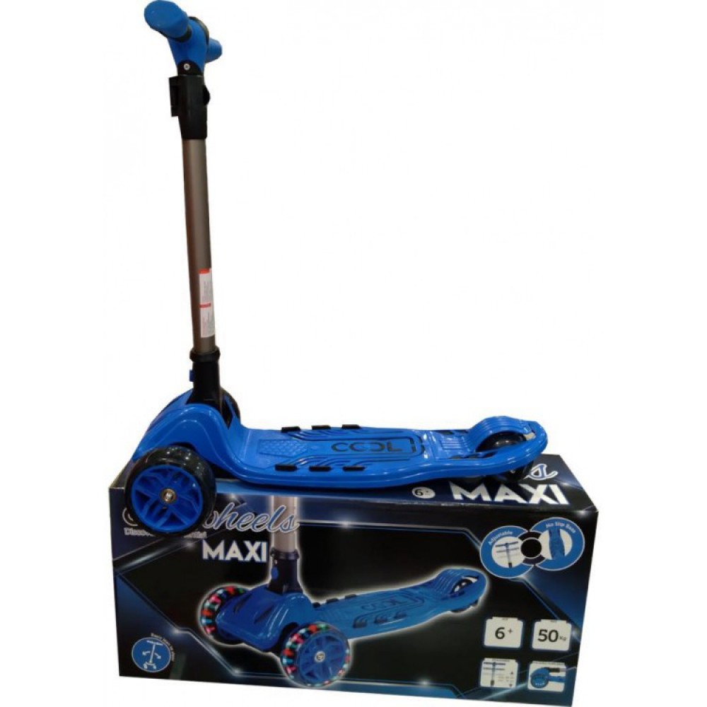 FURKAN COOL WHEELS MAXI SCOOTER BLUE IŞIKLI FR59182