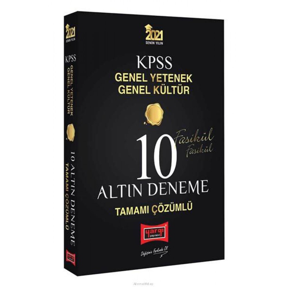 YARGI 2021 KPSS GY-GK 10 ALTIN FASİKÜL DENEME