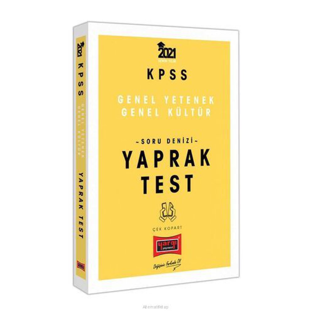 YARGI 2021 KPSS GYGK YAPRAK TEST
