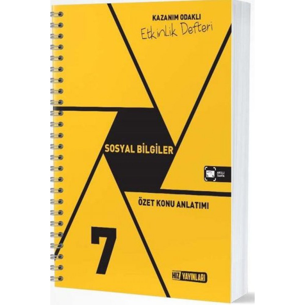 HIZ 7.SINIF SOSYAL BİLGİLER KAZANIM ODAKLI ETKİNLİK DEFTERİ