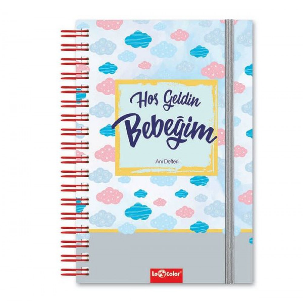 Hoş Geldin Bebek Anı Defteri 17*24 120 syf - Temalı