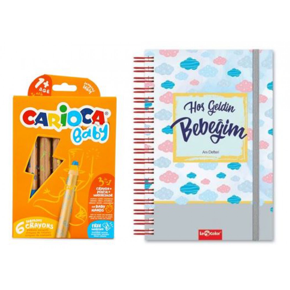 HOŞ GELDİN BEBEĞİM VE CARİOCA AHŞAP BOYA KALEMİM