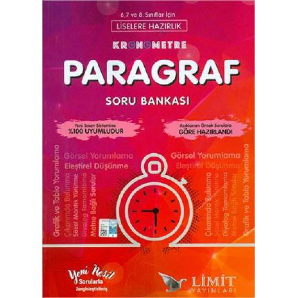 LİMİT 8.SINIF KRONOMETRE PARAGRAF