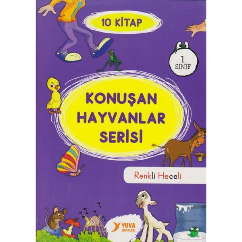 YUVA 1. SINIF KONUŞAN HAYVANLAR SERİSİ RENKLİ HECELİ 