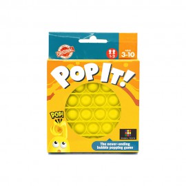 Pop İt Duyusal Oyuncak Özel Pop Stres Yuvarlak Sarı