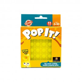Pop İt Duyusal Oyuncak Özel Pop Stres Kare Sarı