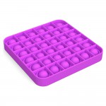 Pop İt Duyusal Oyuncak Özel Pop Stres Kare Mor