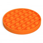 Pop İt Duyusal Oyuncak Özel Pop Stres Yuvarlak Turuncu