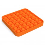 Pop İt Duyusal Oyuncak Özel Pop Stres Kare Turuncu