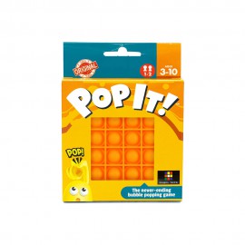 Pop İt Duyusal Oyuncak Özel Pop Stres Kare Turuncu