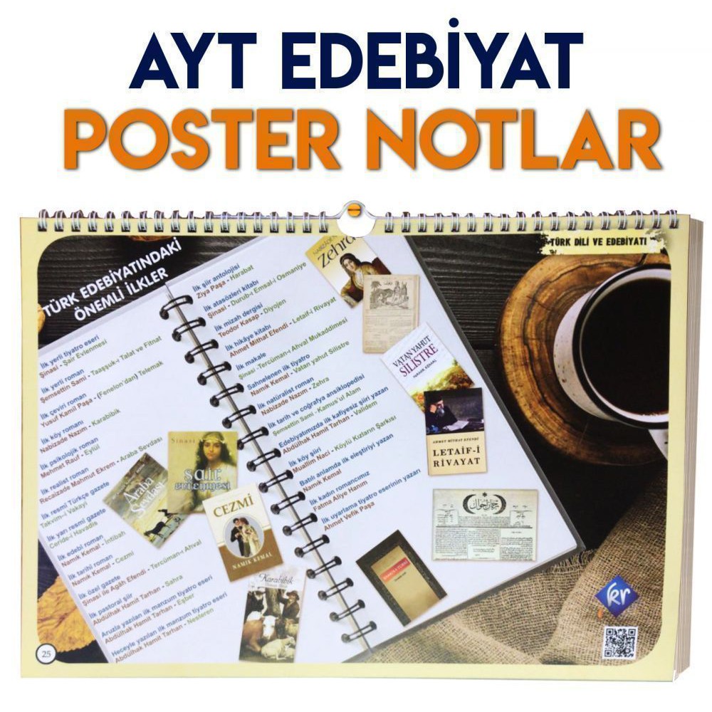 KRAKADEMİ AYT EDEBİYAT POSTER NOTLARI