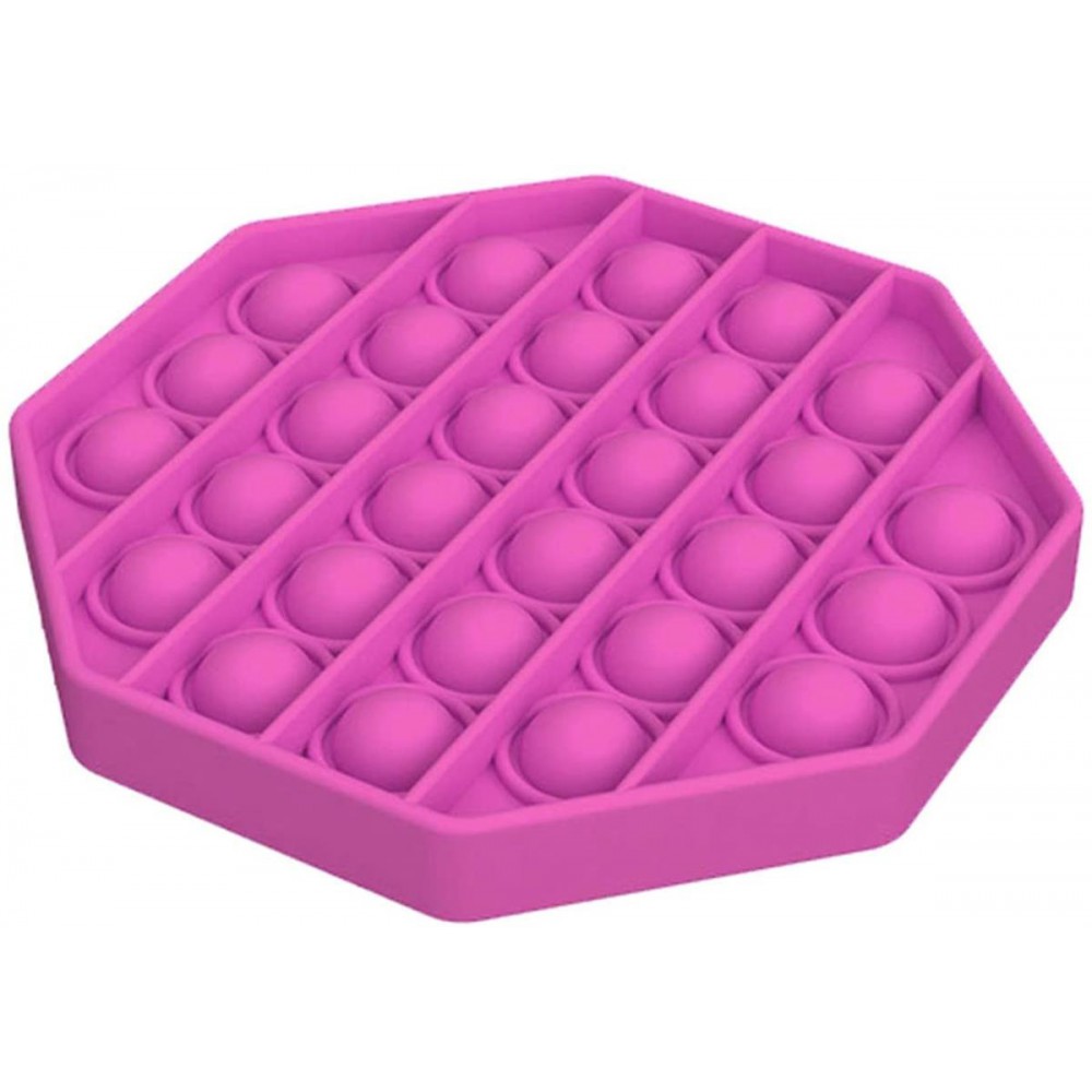Pop İt Duyusal Oyuncak Özel Pop Stres Octagon Mor