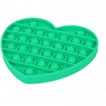 Pop İt Duyusal Oyuncak Özel Pop Stres Kalp Yeşil