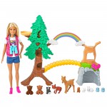 BARBIE TROPİKAL YAŞAM REHBERİ BEBEK VE OYUN SETİ GTN60