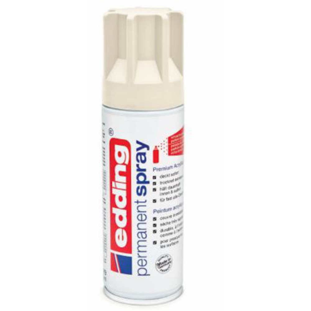 EDDİNG AKRİLİK SPREY BOYA 200ml CREAM WHİTE  E-5200
