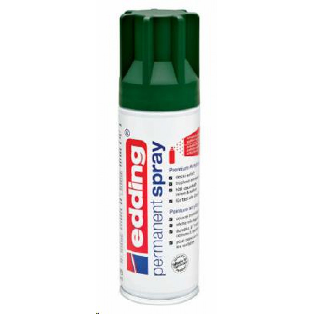EDDİNG AKRİLİK SPREY BOYA 200ml KOYU YEŞİL MAT E-5200
