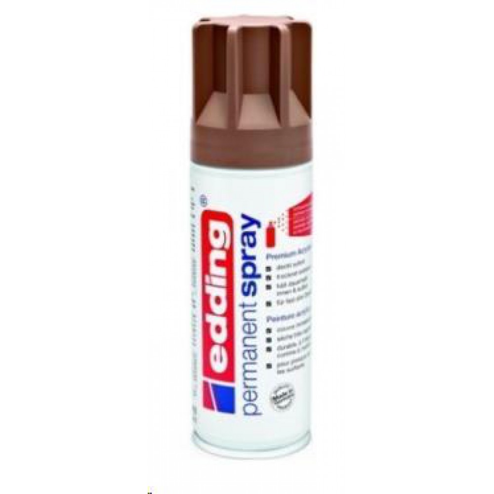 EDDİNG AKRİLİK SPREY BOYA 200ml KAHVERENGİ MAT E-5200