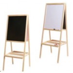 ABC ÇİFT TARFLI AYAKLI AHŞAP YAZI TAHTASI