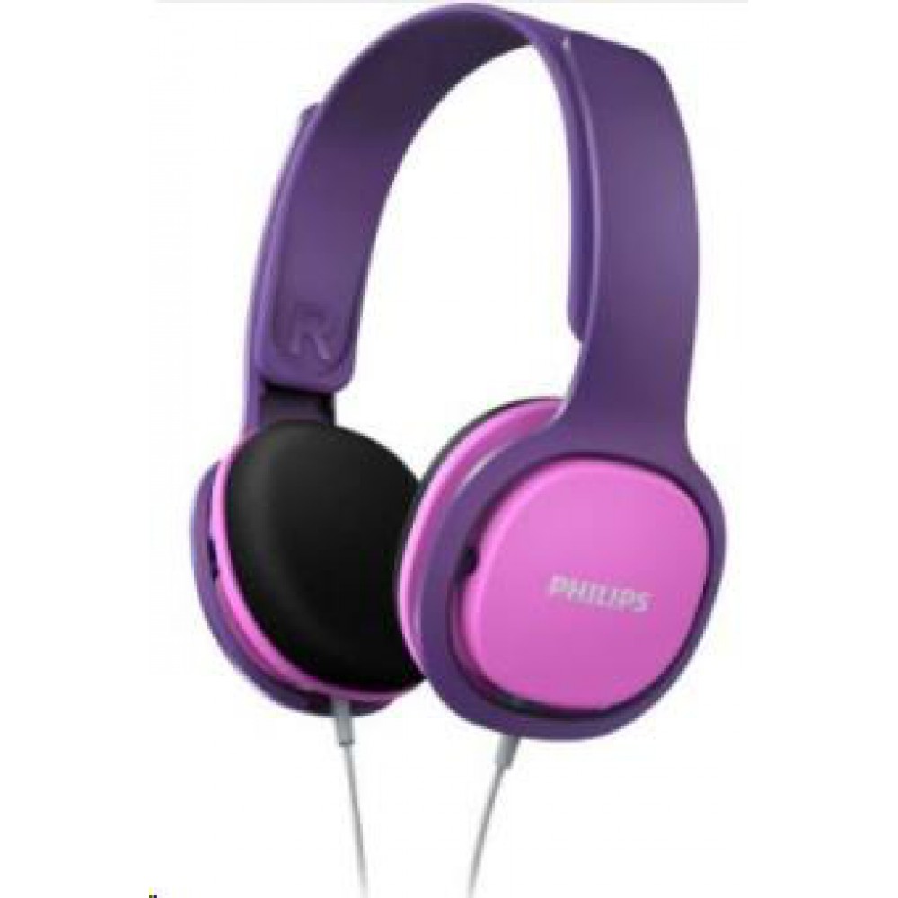 Philips Kablolu Kulak Üstü Çocuk Kulaklığı Pembe SHK2000
