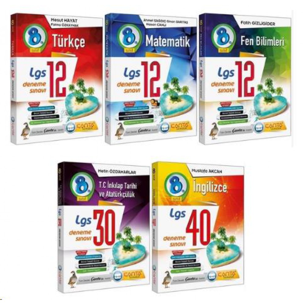 ÇANTA LGS DENEME SETİ 5 Lİ