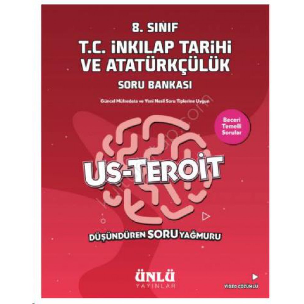 ÜNLÜ 8.SINIF US-TEROİT T.C.İNKİLAP TAR.VE ATATÜRKÇÜLÜK SORU BANKASI