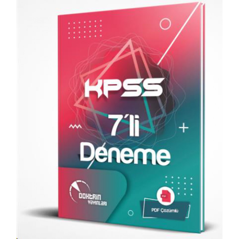 DOKTRİN KPSS 2021 GENEL KÜLTÜR GENEL YETENEK 7 Lİ DENEME