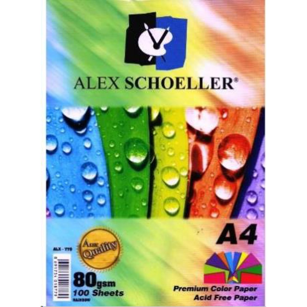 Alex Schoeller Renkli Kağıt 80 Gr 100lü ALX-779