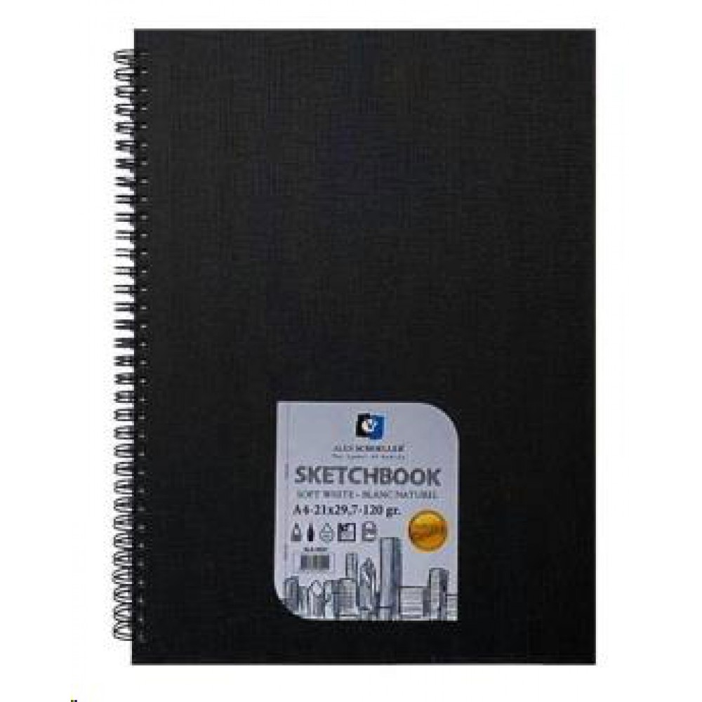 Alex Schoeller A4 120 Gr. 70 Yp. Spiralli Eskiz Defteri Alx-9921 