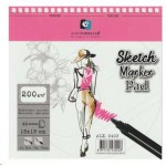 Alex Schoeller Sketch-marker Pad 15x15 200 Gr 40 Lı Spiralli A.SPR.RSM.200.38