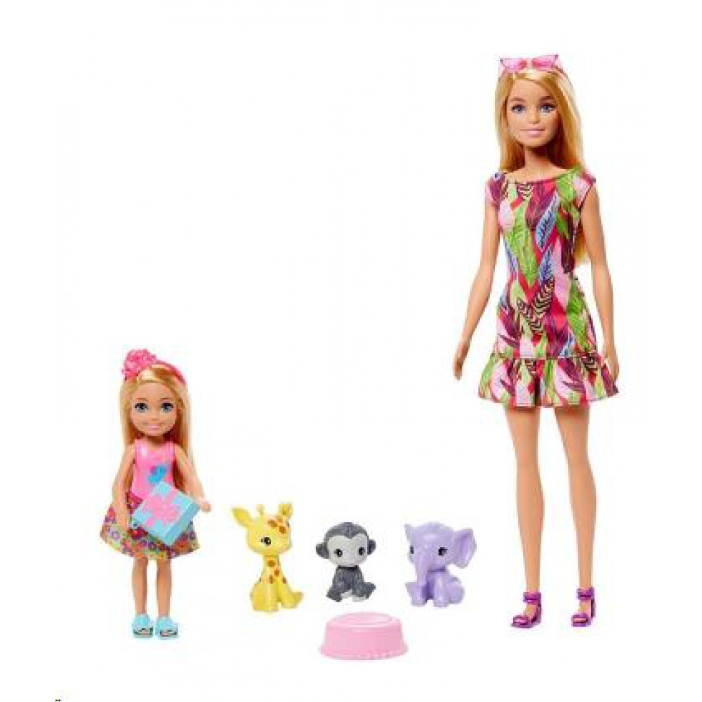 MATTEL BARBIE VE CHELSEA DOĞUM GÜNÜ OYUN SETİ GTM82