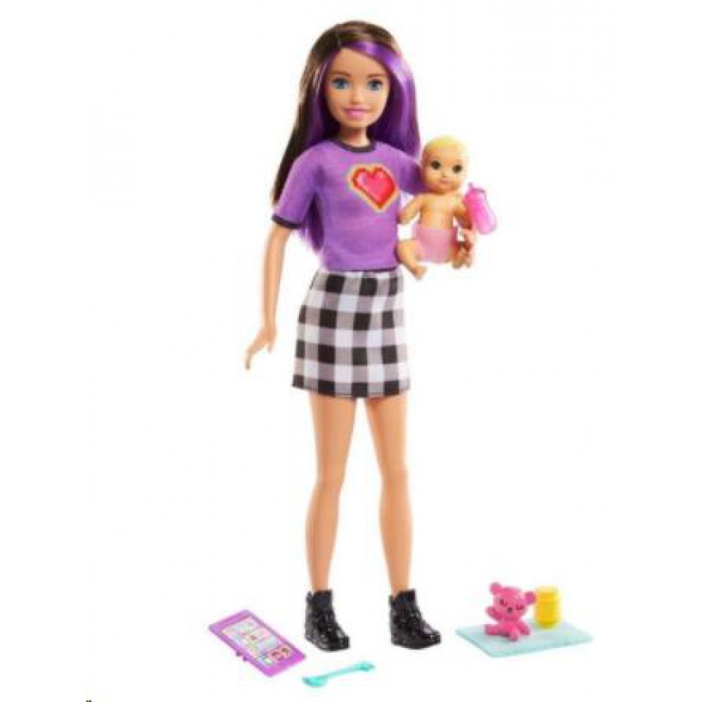 Barbie Bebek Bakıcısı Skipper Bebek Serisi Grp10