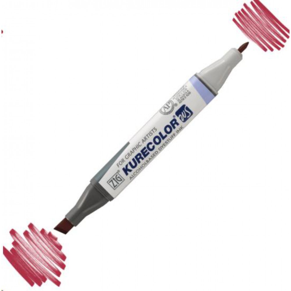 Zig Kurecolor Kc3000 Twin S Marker Kalem 268 Deep Red
