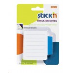 Hopax Stickn 21485 Yapışkanlı Not Kağıdı Çizgili  50 Yaprak 70x70 Mm Beyaz Mavi