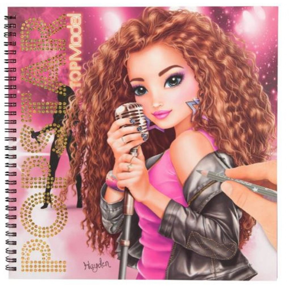TOP MODEL POPSTAR COLOURİNG BOOK 10900-A