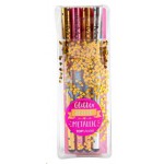 TOP MODEL 4 LÜ METALİK JEL KALEM SET