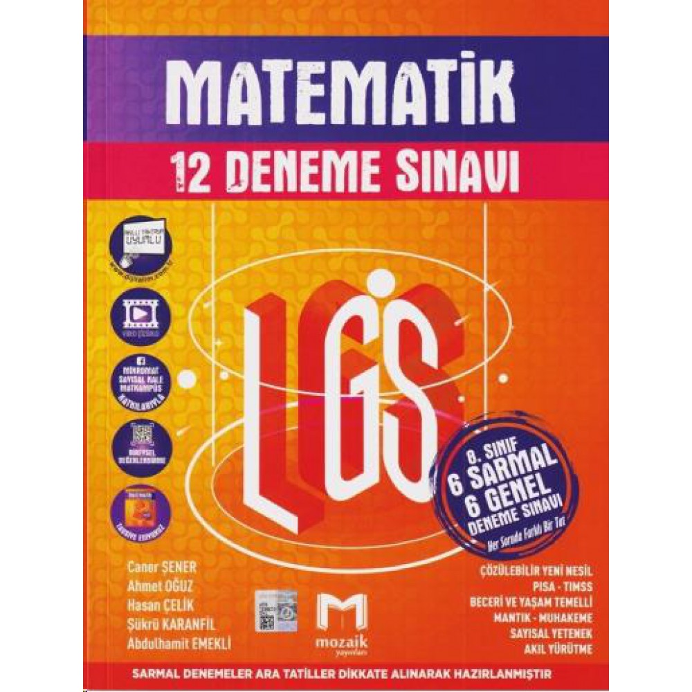 MOZAİK 8.SINIF 12 Lİ DENEME MATEMATİK