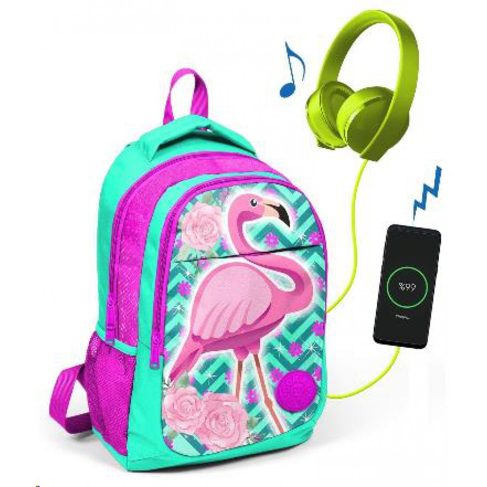 CORAL HIGH SIRT ÇANTA (USB+AUX SOKETLİ) SMS-23411