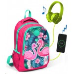 CORAL HIGH SIRT ÇANTA (USB+AUX SOKETLİ) SMS-23416