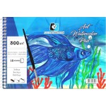 Alex Schoeller A4-300 Gr 12.li Spiralli Water Color Suluboya Defteri 