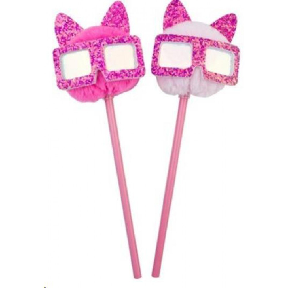 DOLPHİN PONPON KEDİ BAŞLIKLI KURŞUN KALEM WP-9996