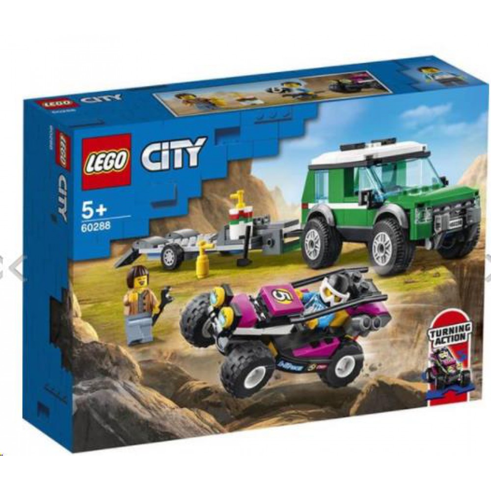 LEGO CİTY YARIŞ ARABASI TAŞIMA ARACI 60288 210prç