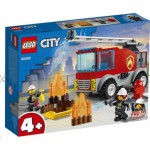 LEGO CİTY MERDİVENLİ İTFAİYE KAMYONU 88prç +4 yaş 60280