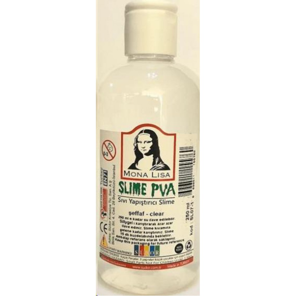 SÜDOR SLIME 250 ML ŞEFFAF SL07-1