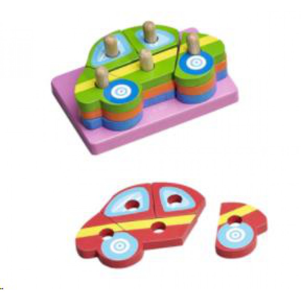 BİGPOİNT AHŞAP YAPBOZ ARABA 93071