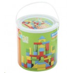 BİGPOİNT AHŞAP KOVALI 80 PRÇ.GEOMETRİK ŞEKİL DESENLİ