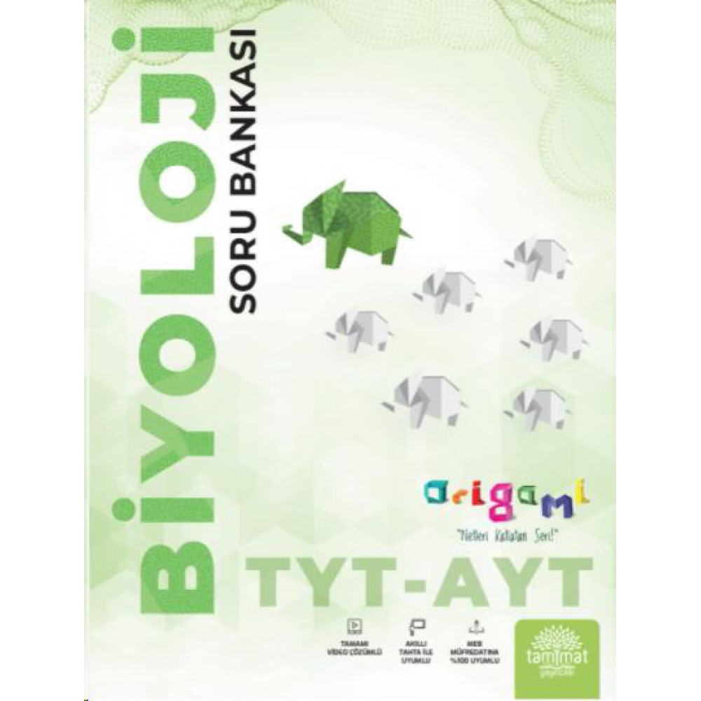 TAMMAT ORİGAMİ TYT/AYT BİYOLOJİ SORU BANKASI