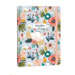 Keskin Colors A5 80 Yp. Çizgili Sert Kapak Ciltli Daily Notes Garden Flowers Mavi 