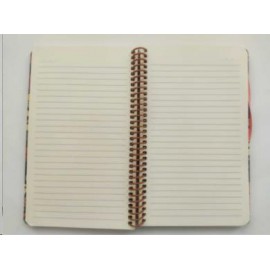 Keskin Color Trendy Notes Tarihsiz Spiralli Sert Kapak Iç Kapak Desenli 80 Yp. Çizgili Ajanda